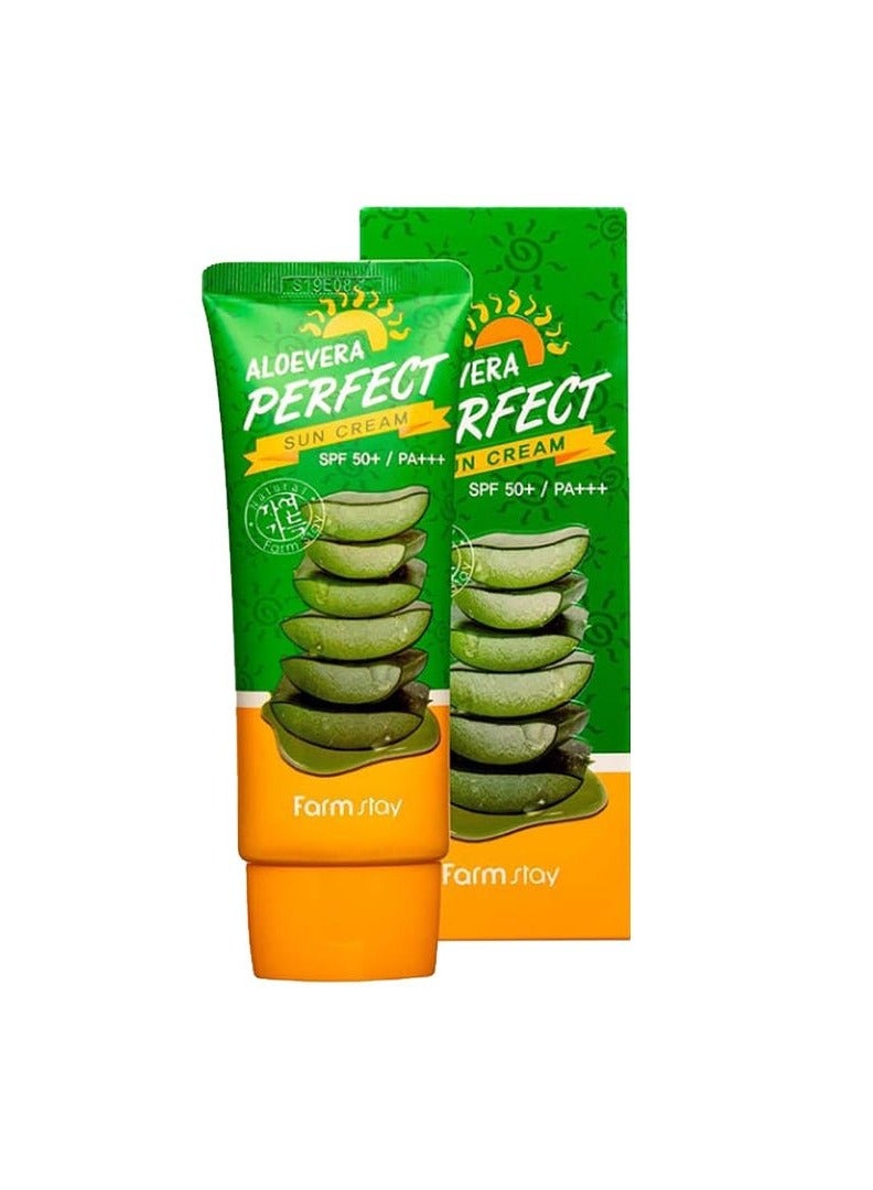 FARMSTAY Aloevera Perfect Sun Cream 70G - Image 1