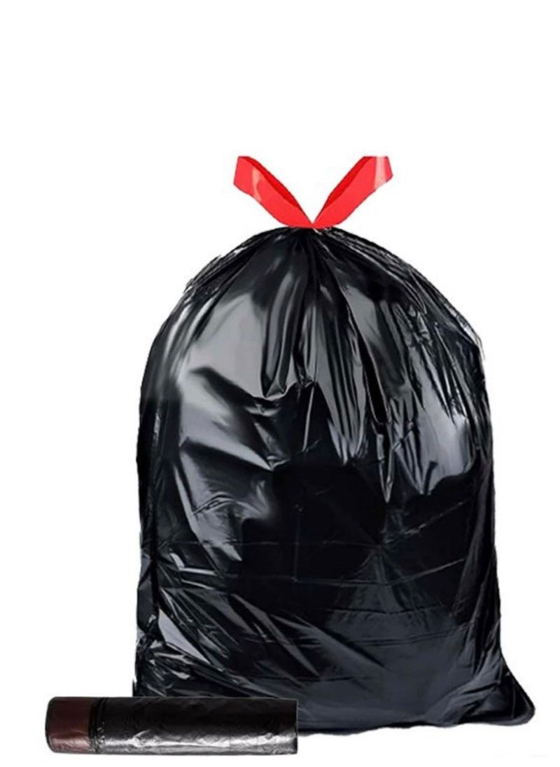 Pack of 2 ECO Plastic Drawstring Garbage Bag 30 pieces Black 54x60cm Extra Strong (XS) - pzsku/Z64124925E7980EB746F3Z/45/_/1735721509/845696ee-a911-45bd-b4a6-5cc4f5ba5dd3