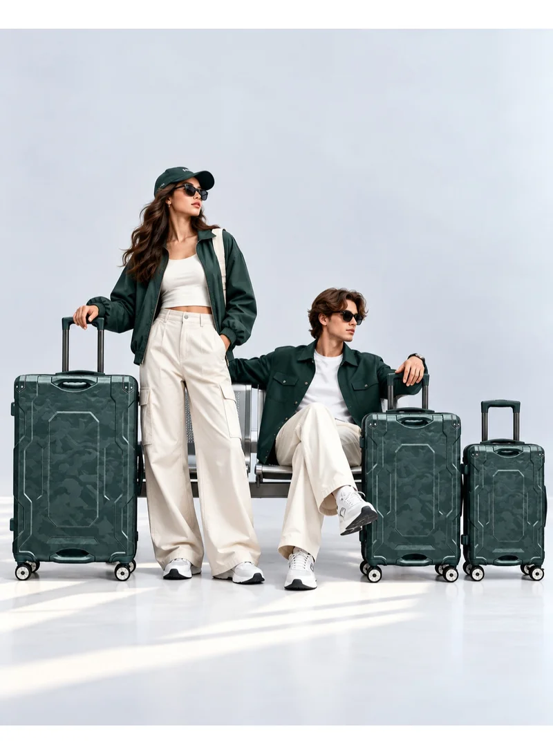 واف Polycarbonate Luggage Set 20/24/28 Inch with Cup  Holder, stylish Design, 360° Spinner Wheels & Telescopic Handle a