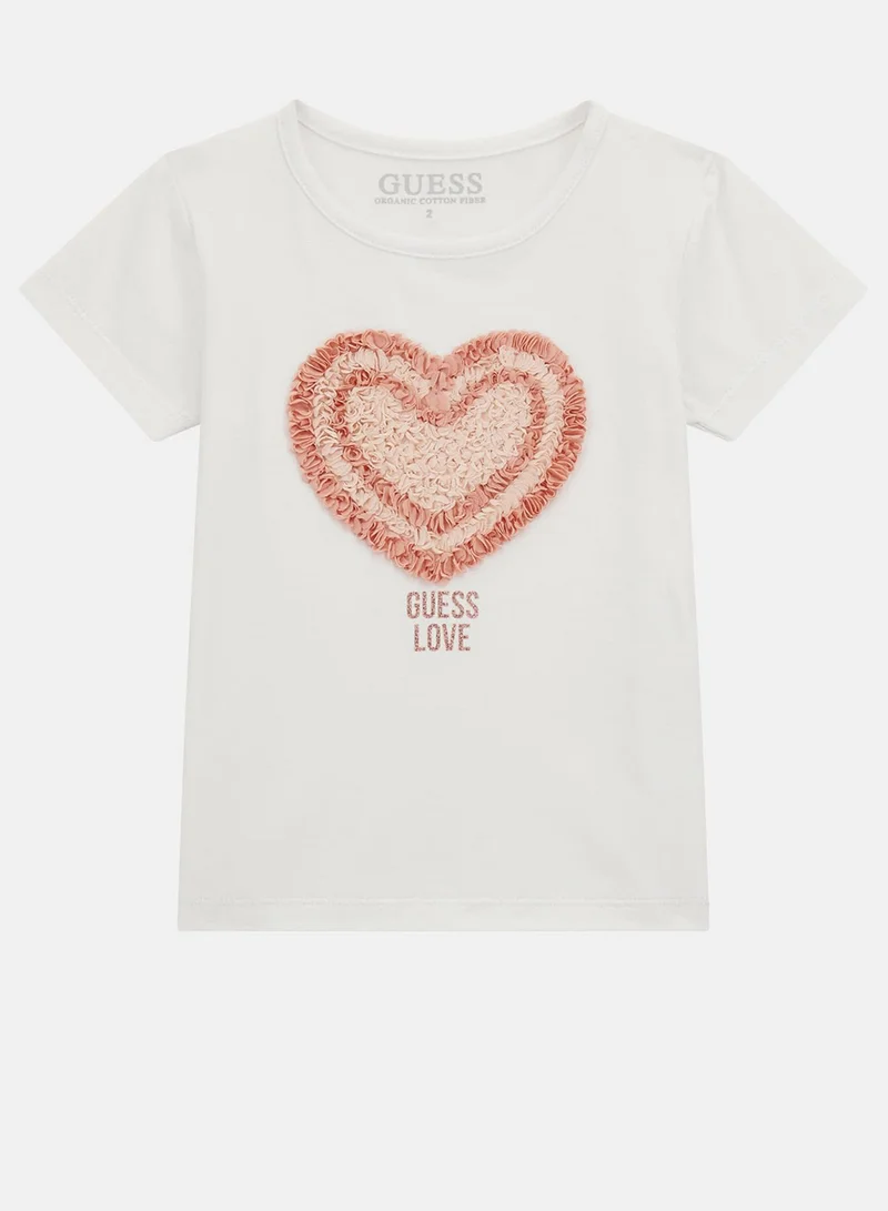 جس Kids Graphic  Crew Neck T-Shirt