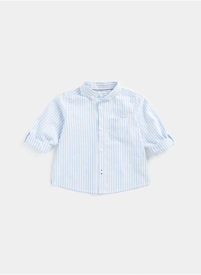 mothercare Striped Oxford Shirt  - Image 4