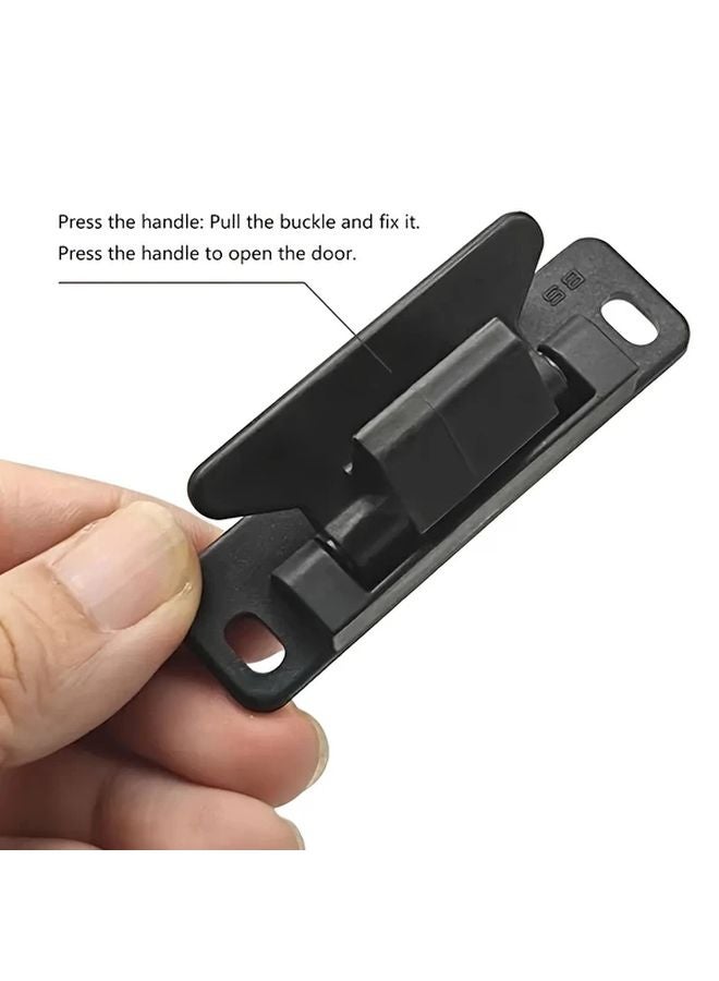 White Heavy Duty RV Furniture Latch Cabinet Door Drawer Lock For Camper Trailer - Image 4