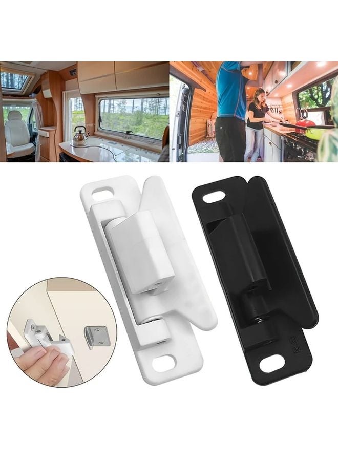 White Heavy Duty RV Furniture Latch Cabinet Door Drawer Lock For Camper Trailer - Image 5