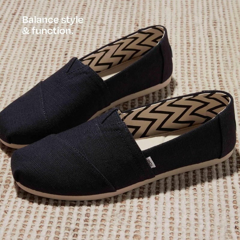 TOMS Women's Alpargata in Recycled Cotton Flat Slippers - Image 3