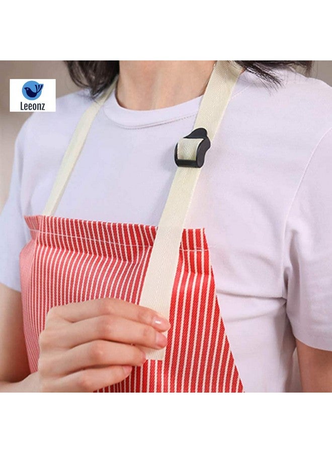 Leeonz Cooking Apron | Adjustable Waterproof Chef Apron with Pocket and 2 Side Coral Velvet Towels for Hands Wiping Quilt for Home Kitchen, Grill, Restaurant (Red, Pack of 1) - Image 4