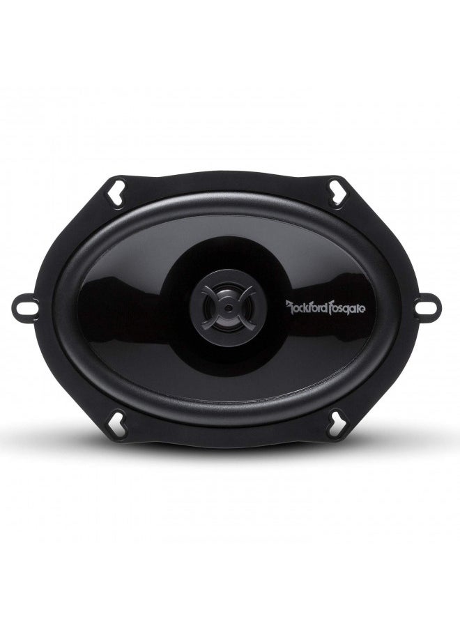 Rockford Fosgate Rockford Fosgate P1572 Punch 5"x7" 2-Way Coaxial Full Range Speakers - Black (Pair)  - Image 2