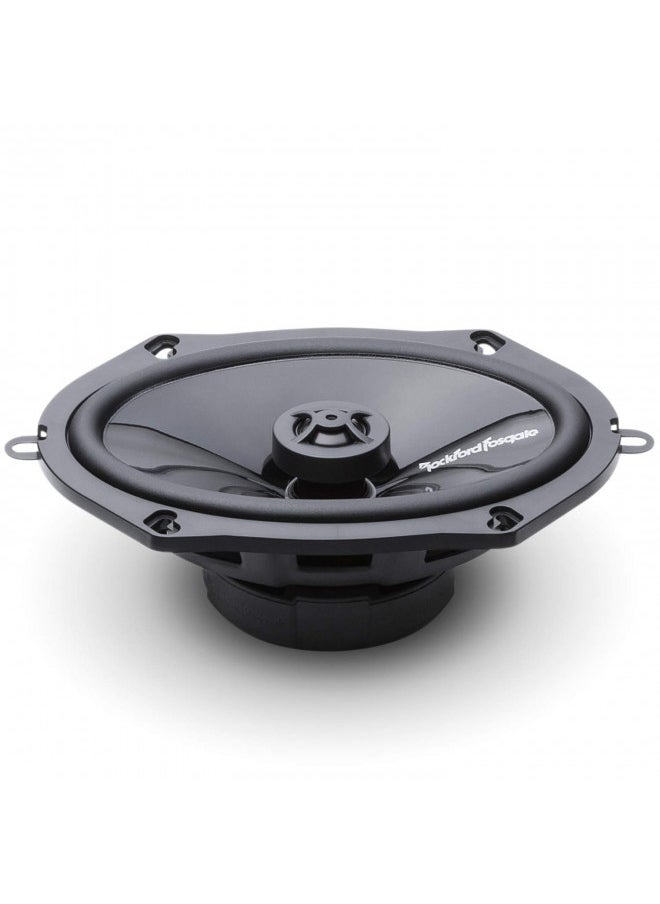 Rockford Fosgate Rockford Fosgate P1572 Punch 5"x7" 2-Way Coaxial Full Range Speakers - Black (Pair)  - Image 3