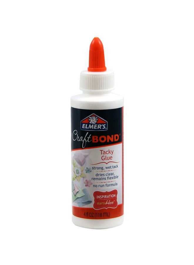 ELMER'S E430 Craft Bond Tacky Glue, 4 oz., Clear