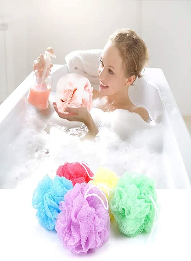 HOME13™ Bath Loofah Sponge Body Scrubber Exfoliating Bath & Shower Sponge For Men & Women (Round Loofah, 10.00) - Image 2