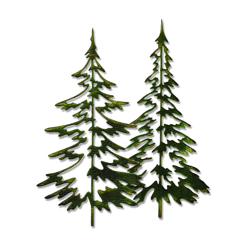 Sizzix 660978 Thinlits Die Set Woodlands by Tim Holtz 2pack