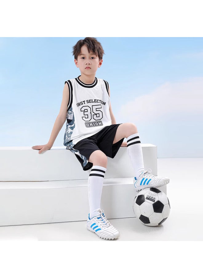 Victoriatourist Kids Soccer Socks Long Tube Towel Bottom Autumn Winter Professional Sports Men's Sweat-absorbing High Tube Anti-slip School Compeion Socks - Image 1