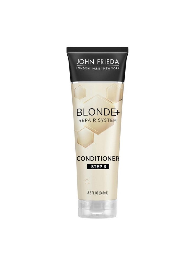 John Frieda Blonde+ Hair Repair System Conditioner Bond Repair Conditioner For Damaged Hair 8.3 Oz - Image 1