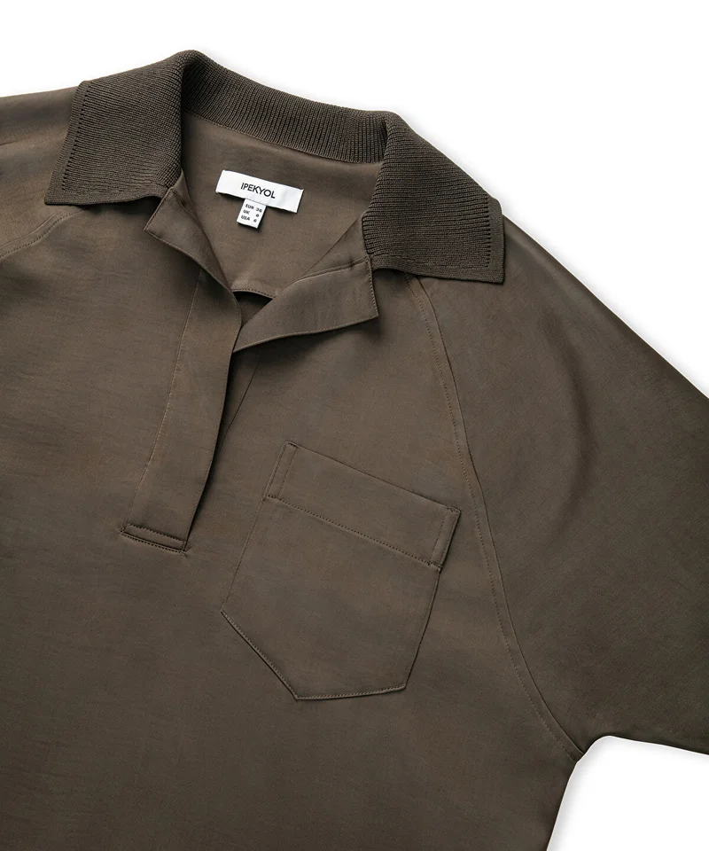 Ipekyol  Mixed Media Blouse for Women | Best Price UAE