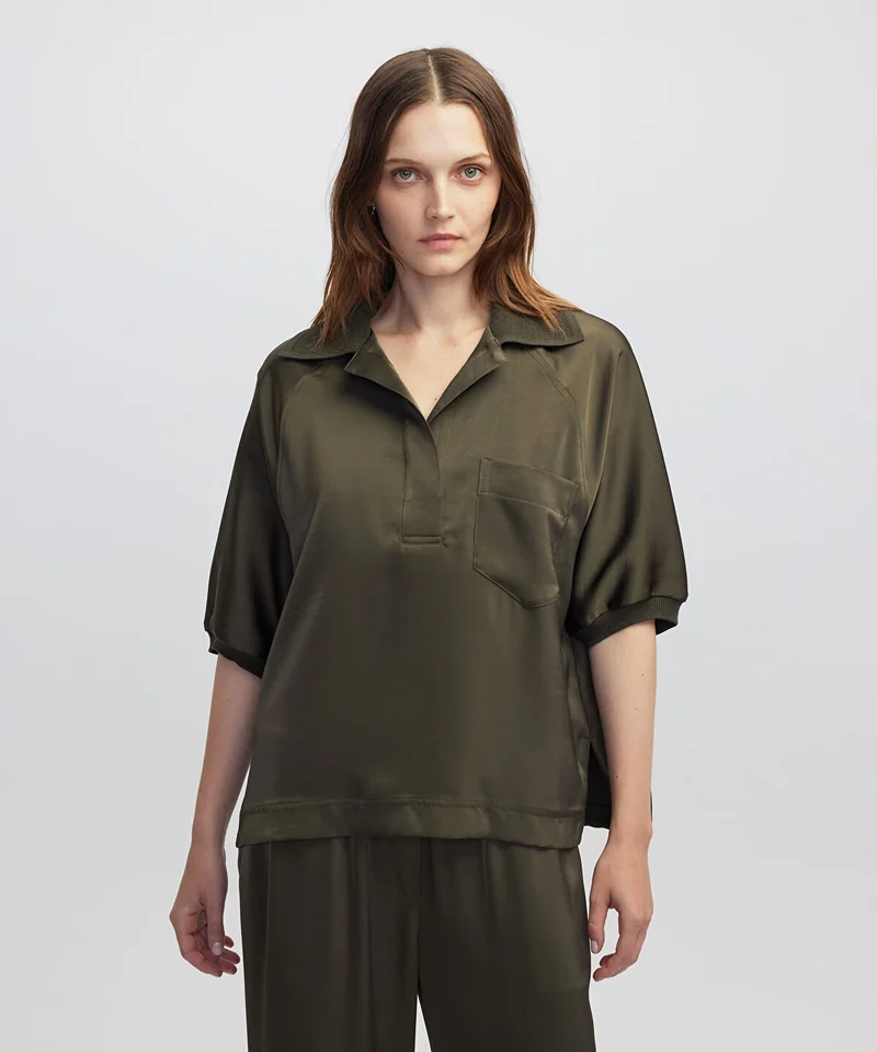 Ipekyol Mixed Media Blouse