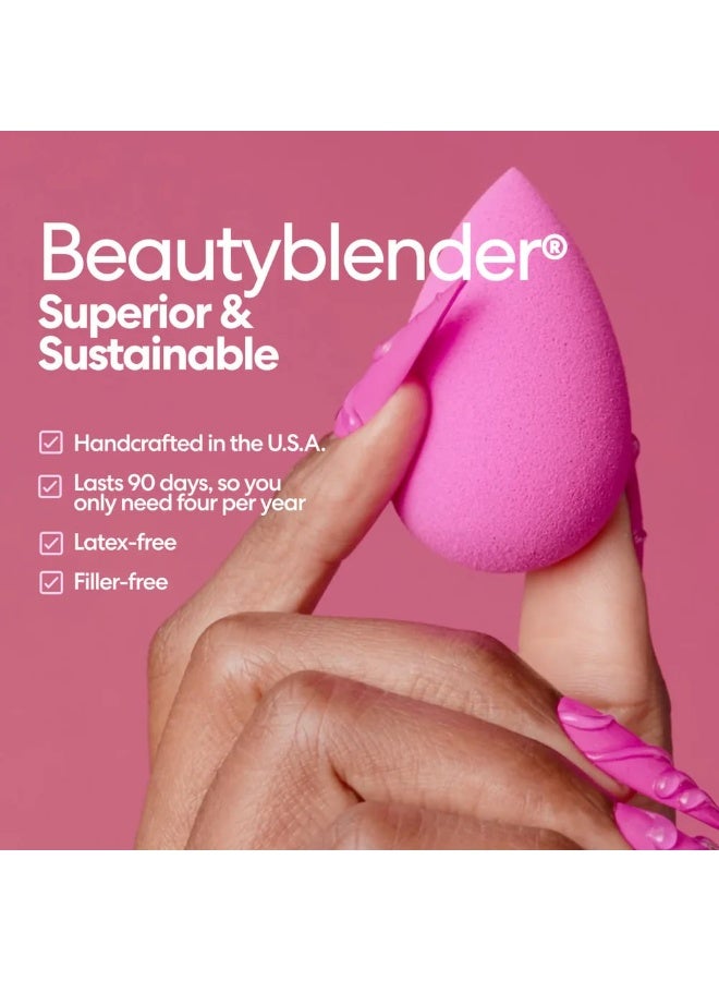 طقم بيوتي بلندر 6 قطع مع علبة تخزين أنيقة | إسفنجات مكياج متعددة الأشكال للفاونديشن، الكونسيلر، والكنتور | خامة ناعمة خالية من اللاتكس للاستخدام الجاف والمبلل | طقم أدوات تجميل احترافي. - Image 4