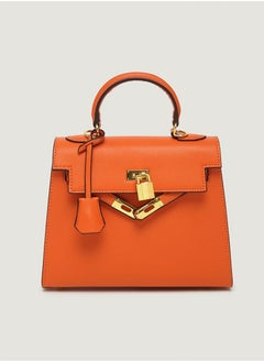 Loquat Ladies' Stylish Handbag Single Shoulder Crossbody Bags Orange 