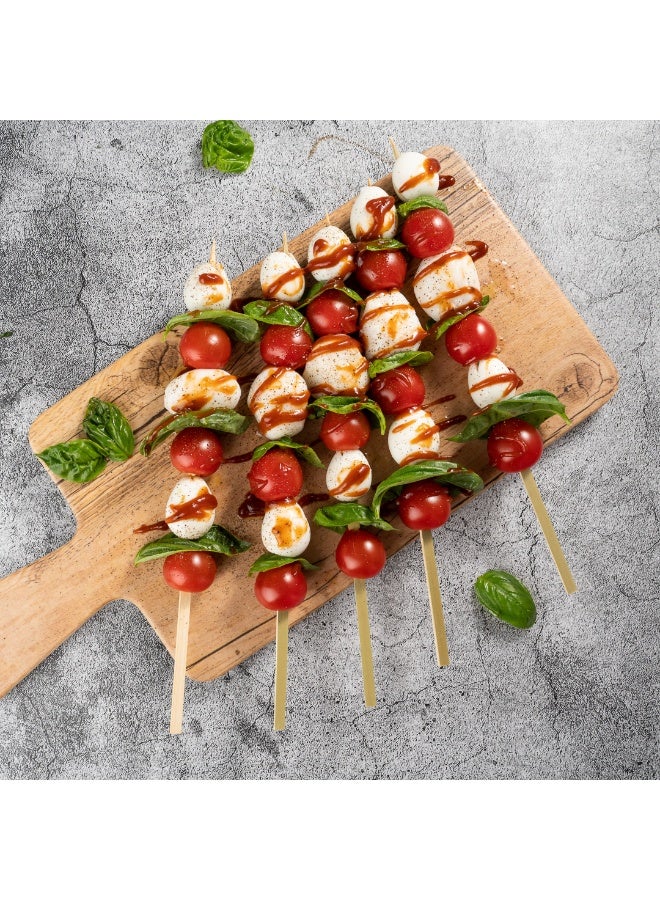 Restaurantware 10.5 Inch Kebab Skewers, 1000 Squared Wooden Skewers - Pointed, Sturdy, Natural Bamboo Skewer Sticks, Disposable, For Barbeques, Parties, Or Buffets  - Image 3
