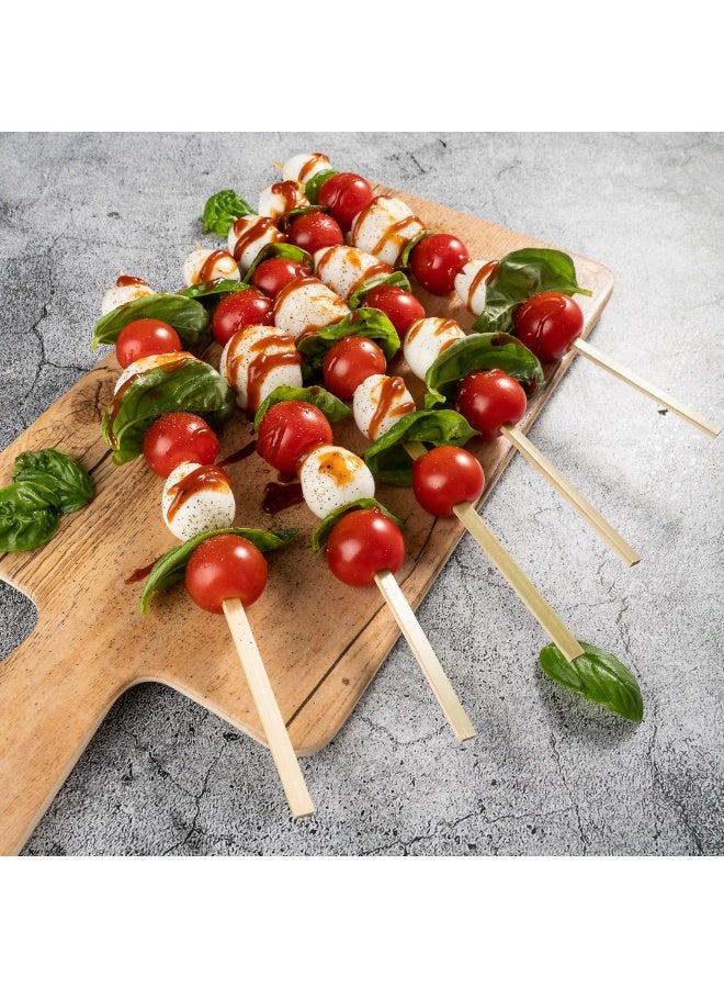 Restaurantware 10.5 Inch Kebab Skewers, 1000 Squared Wooden Skewers - Pointed, Sturdy, Natural Bamboo Skewer Sticks, Disposable, For Barbeques, Parties, Or Buffets  - Image 4