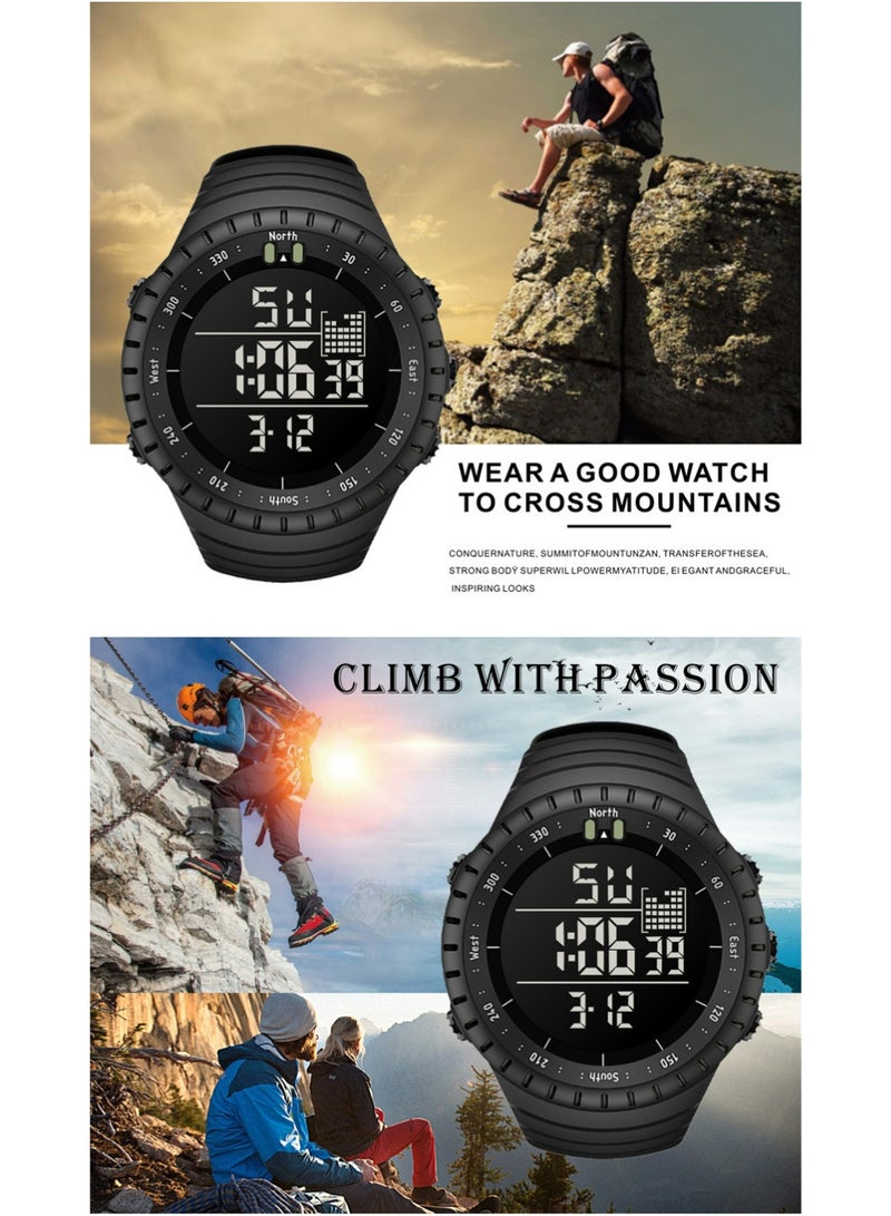 SENORS Men's Digital Sports Watch Waterproof Tactical Watch with LED Backlight Watches for Men - Image 5