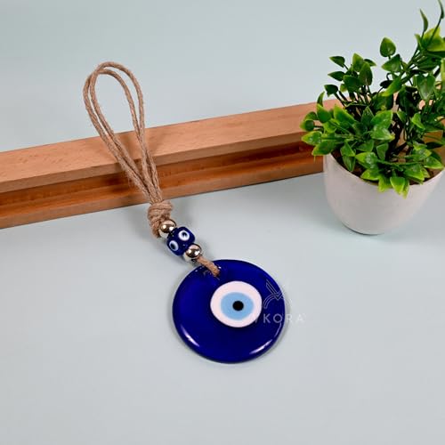 VKORA Handmade Turkish Evil Eye Hanging with Beads for Decoration of Home Shop Office Garden (2SB6) - Image 2
