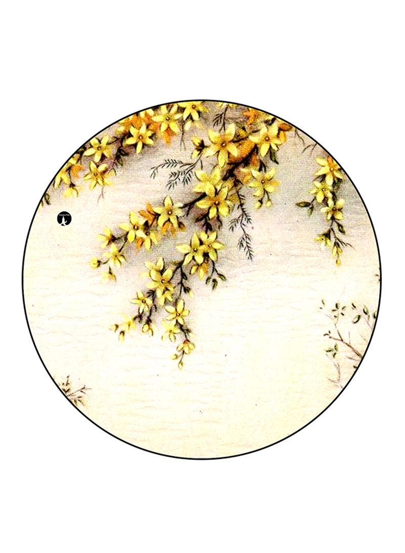 RKN Flowers Printed Mouse Pad  Multicolour