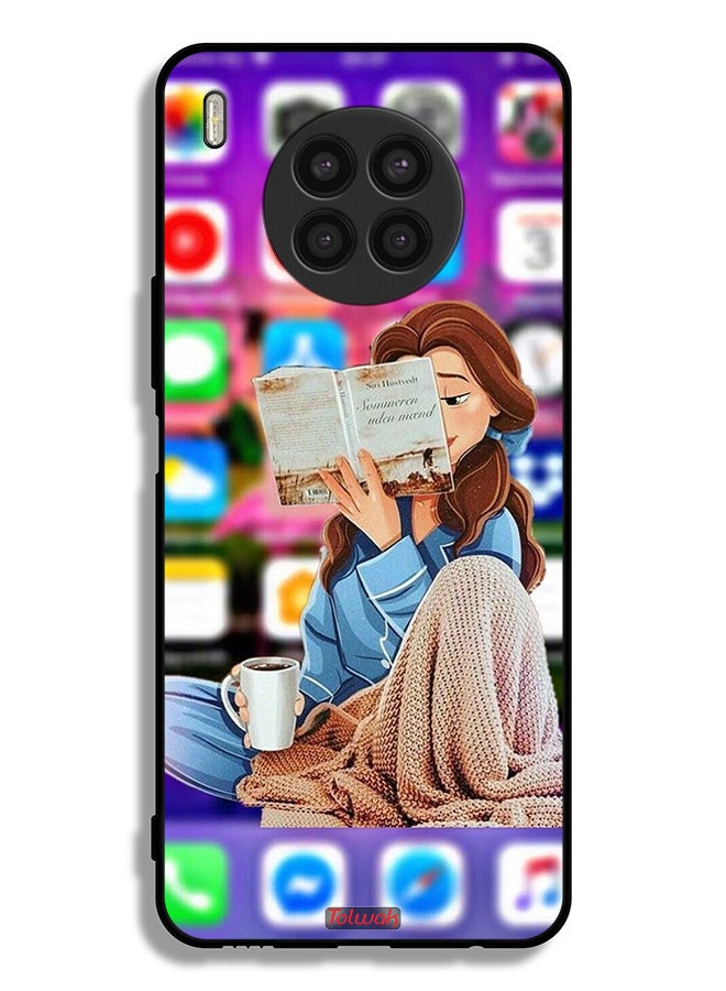 Tolwak Honor 50 Lite Protective Case Cover Reading - Image 1