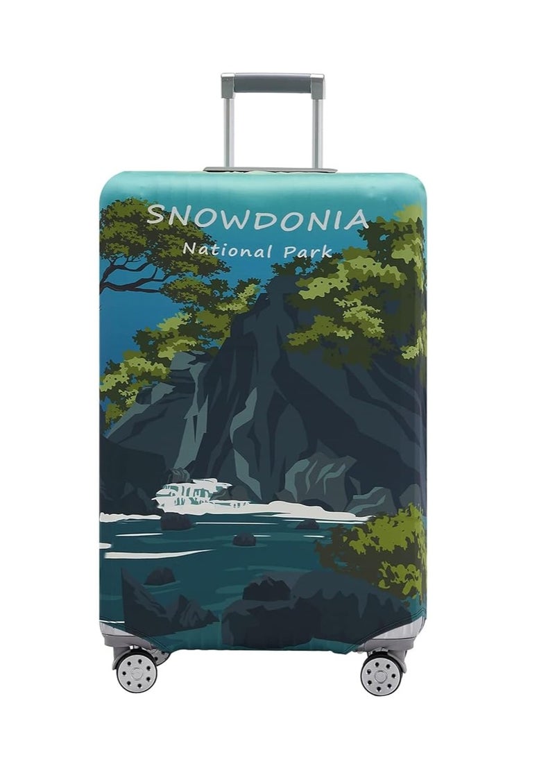 Excefore غطاء حقائب قابل للغسل غطاء حقيبة مضاد للخدش واقي حقيبة يناسب حقائب 22-25 بوصة - Image 1