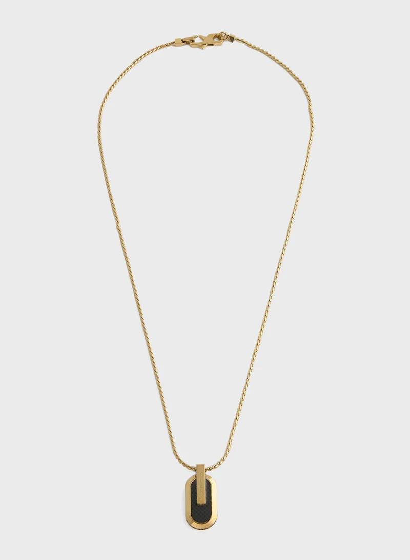 GUESS Chain Detailed Necklace