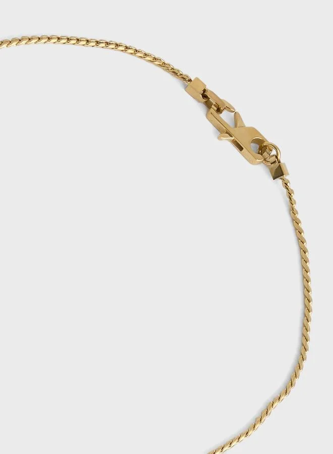 GUESS Chain Detailed Necklace
