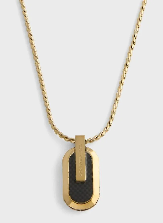 GUESS Chain Detailed Necklace
