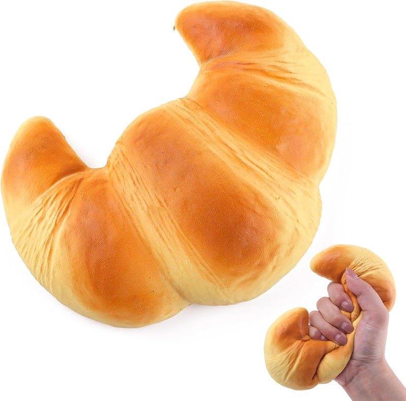 Anboor Slow Rising Squishy Toys for Kids - Bread, Croissant & Food-Themed Stress  Relief - Image 1