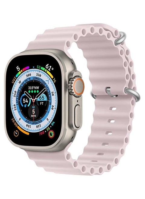 Sport New Silicone Band Compatible with Apple Watch Ultra Ocean 42/44/45/49mm Strap for iWatch Series Ultra 8 7 6 5 SE