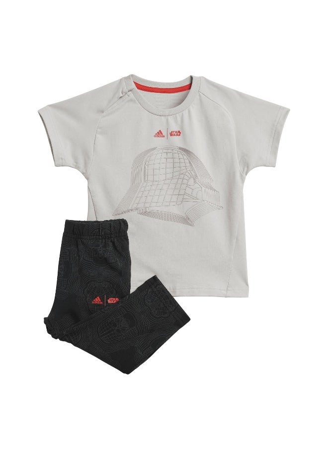 Adidas adidas I Sw T Set Grey Training Suits 0-3M  - Image 2