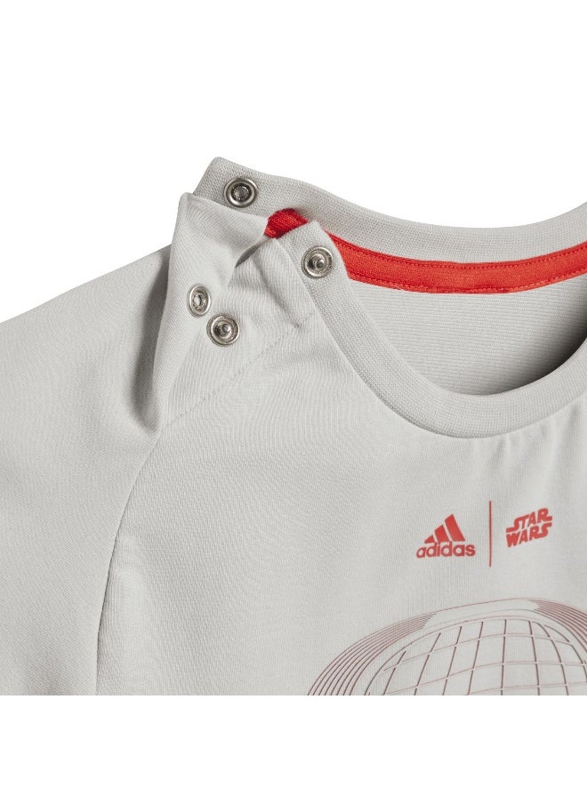 Adidas adidas I Sw T Set Grey Training Suits 0-3M  - Image 3