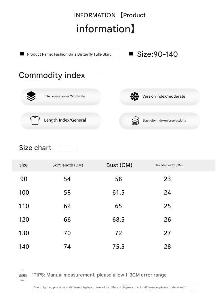 A.M Baby Girl Butterfly Wings Fairy Dress Halloween Clothes Sleeveless A-line Ruffle Layered Lace Tutu Princess Dresses - Image 2