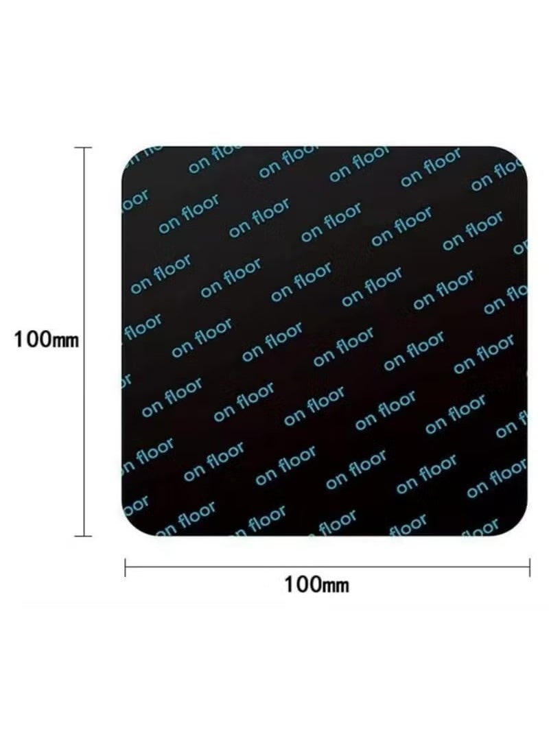 KIIUMI - 12-Pack Rug Pad Grippers Carpet Square Tape Double Sided Non-Slip Rug Pads Stoppers Grip Corner No Sliding and Curling Prevent Sliding for Tile - Image 1