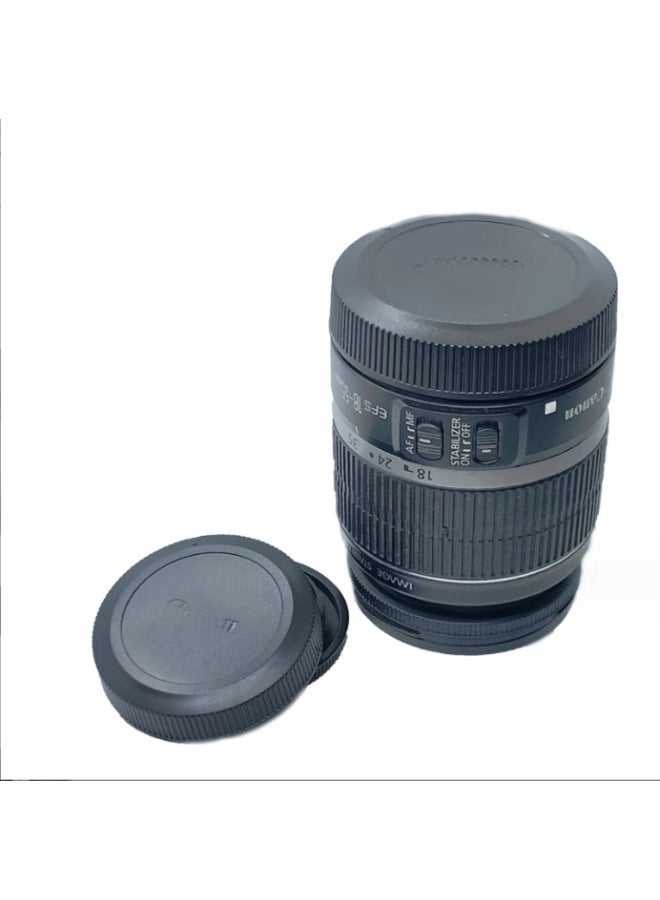 Front And Rear Cover Suitable For Canon EOS R Full Frame Micro Single R5 R6 RP Body Front Cover Lens Rear Cover RF Bayonet-Color:RF Cover (with Label)  - Image 5