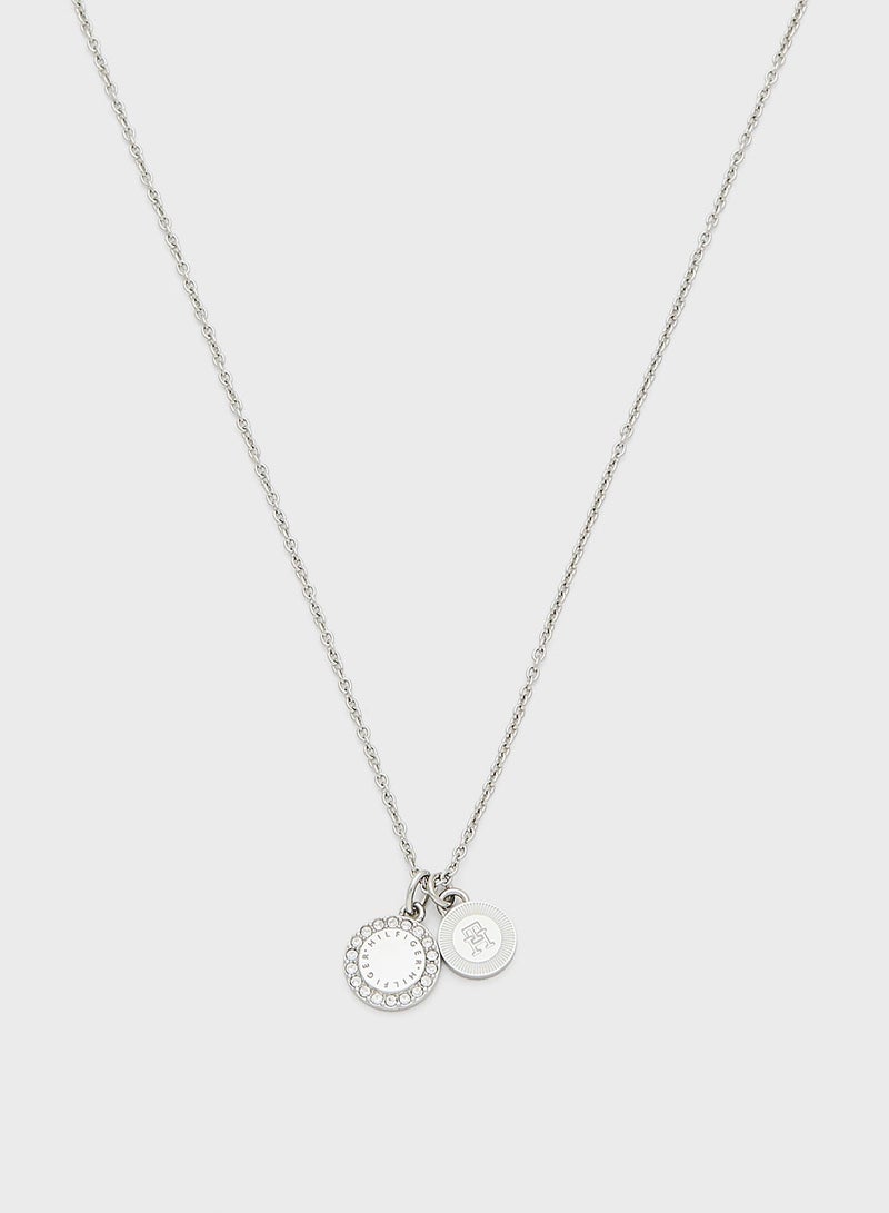 TOMMY HILFIGER Necklace Embellished with Crystals - Image 1