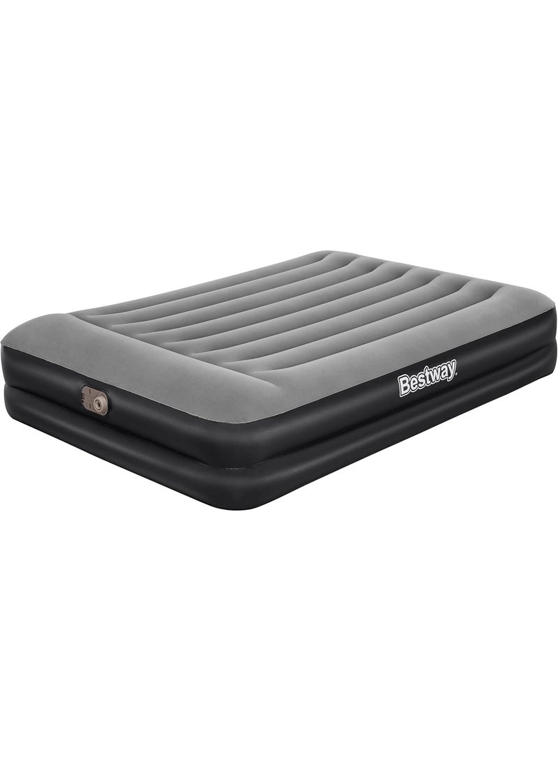 Bestway 67403 Queen Inflatable Air Mattress, Portable Air Bed for Indoor & Outdoor Camping, Black, Queen Size - Image 3