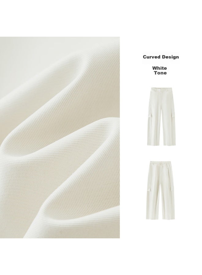 Semir Casual Women's Cargo Pants Autumn Semi-elastic Waist Loose Curved Blade Pants 101525127010 - Image 5