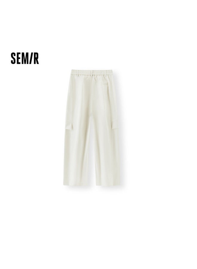 Semir Casual Women's Cargo Pants Autumn Semi-elastic Waist Loose Curved Blade Pants 101525127010 - Image 1