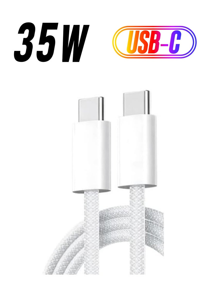 erorex Original USB C Type-C Cable for Apple iPhone 15 Pro Max, Fast Charging, Charger Accessories, 15 Plus, 16, 16 Pro Max, Plus 35W  - Image 1