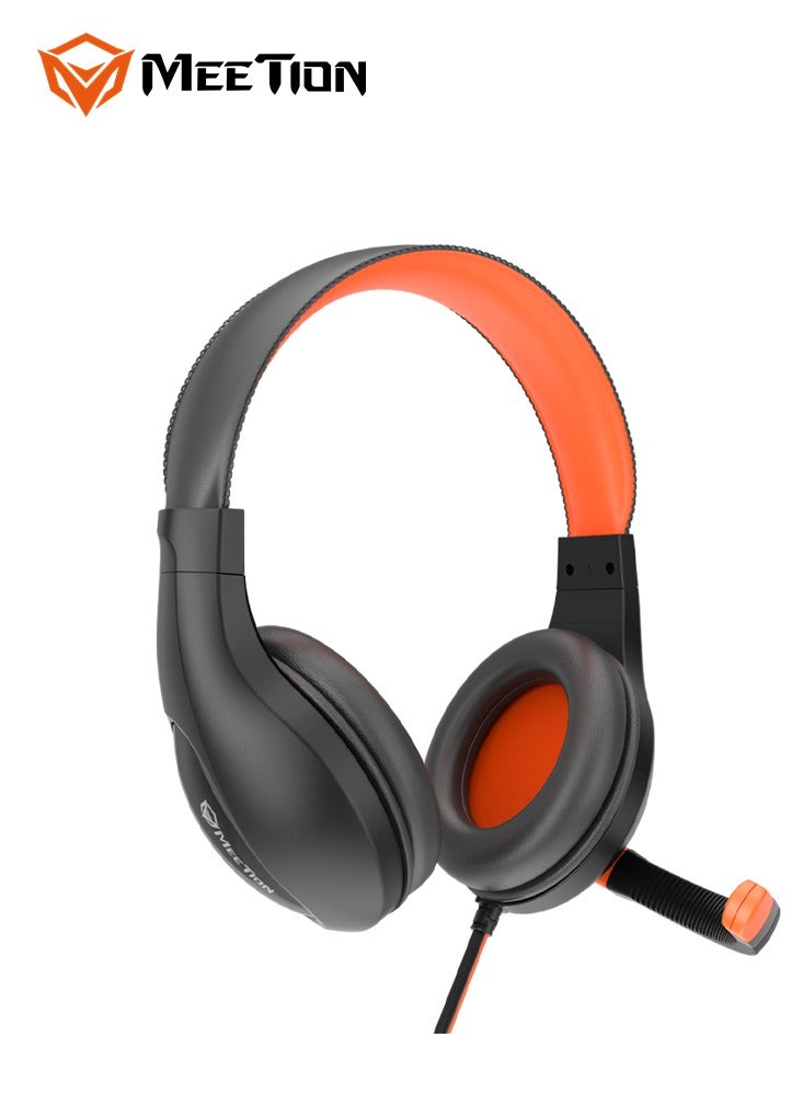 Meetion مجموعة ألعاب الكمبيوتر 4 في 1 من ميتشن C490 سماعة ستيريو 3.5 مم لوحة مفاتيح وسائط متعددة USB مع فأرة ألعاب مضيئة ملونة، دقة قصوى 2400 نقطة في البوصة مع إضاءة تنفس - Image 3