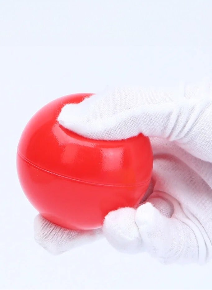 100 قطعة كرات المحيط الأحمر الزاهية ذات الحواف الناعمة وتصميم خالي من الجراثيم مجموعة كرات حمام زاهية - Image 4