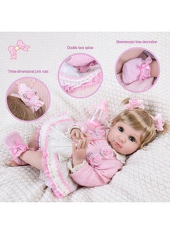 Aori Aori Lifelike Baby Dolls Real Life Baby Dolls 22 Inch Realistic Girl Todder Dolls with Bunny Toy Doll Set for Girls Age 3+  - Image 4