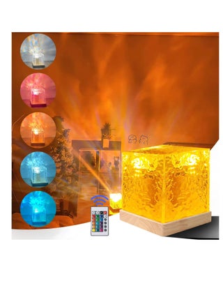 Galaxy Projector Light for Bedroom, Ocean Wave Sensory Light with 16 Colors, Romantic Visual Mood Lighting Lamp, Ceiling Projector Night Light for Bedroom/Party/Game Rooms (ice Cube) - pzsku/Z64149446AFA34F133AD4Z/45/_/1706858443/1b69be62-6d85-4a56-ba74-07009290cb6f