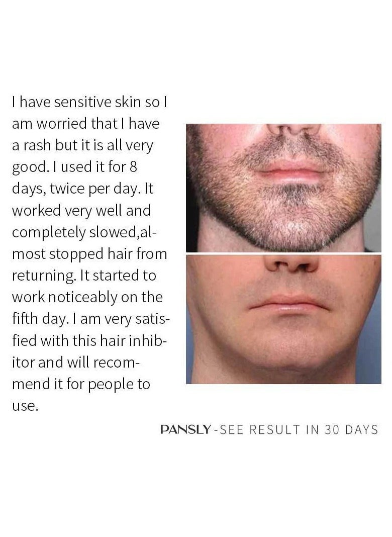 Depilatory Painless Lavender Hair Removal Inhibitor Cream with Fruit Flower Scent for Armpit Bearded Body Persistent Inhibition of Hair Growth