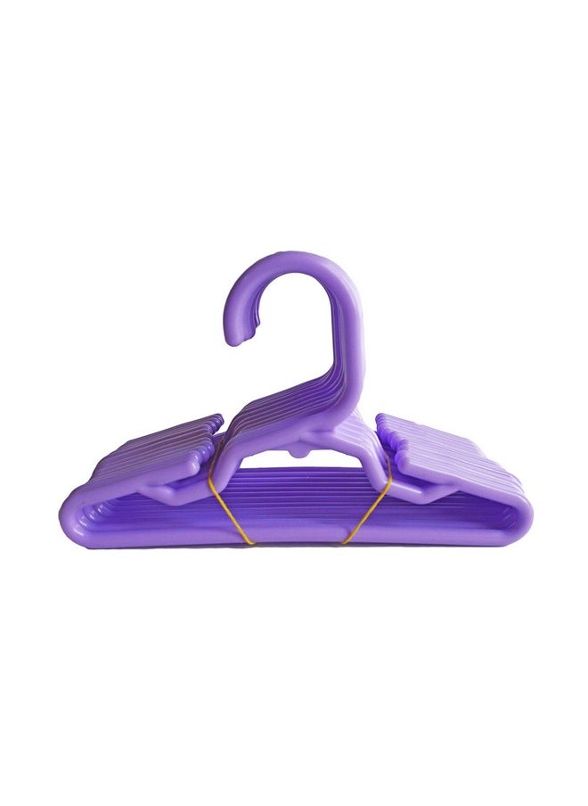 Brittany's 12 Purple 5.5 Inch Purple Hangers For 14 Inch Dolls And 18 Inch Dolls Doll Clothes Hangers  - Image 2