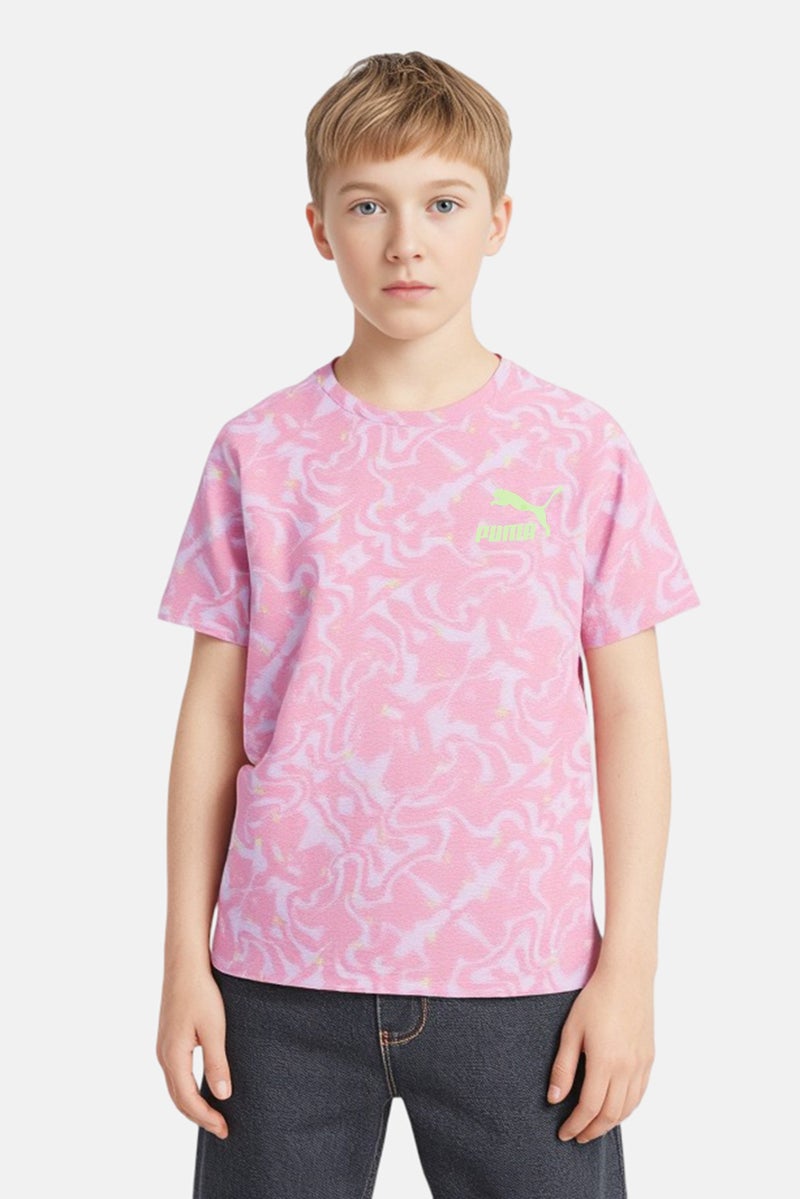 PUMA Kids Boy Sportswear Short Sleeve Outdoor T-Shirt, Multicolor - Image 1