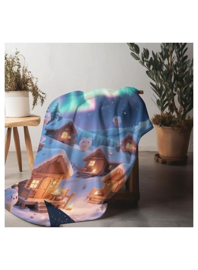 general Flannel thin blanket (warm and comfortable, suitable for sleep, gaming, dust removal and sandproof) 150cm*200cm - 293 - Image 4